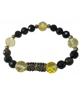 Brazalete Citrino Plata 2